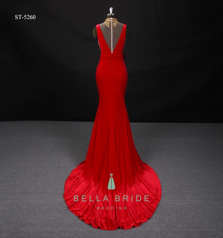 red velvet frock design