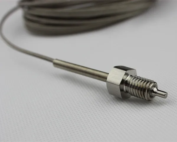 Industrial temperature sensor customized probe K type sheathed thermocouple with extension wire