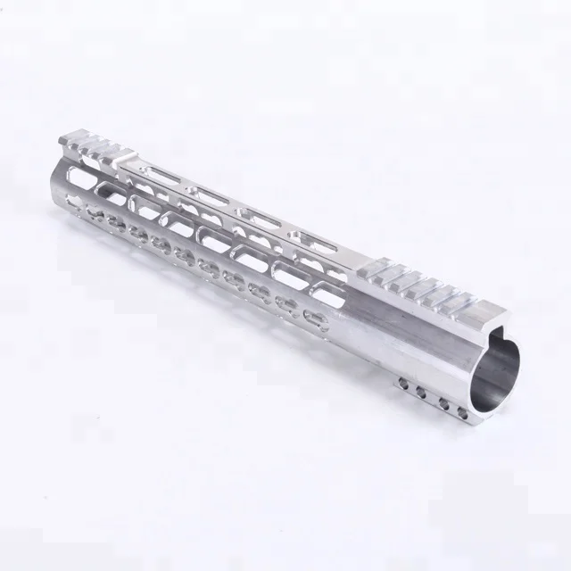 
AR15 RAW KEYMOD Free Floating Handguard Quad rail mount Barrel Nut 7' 10