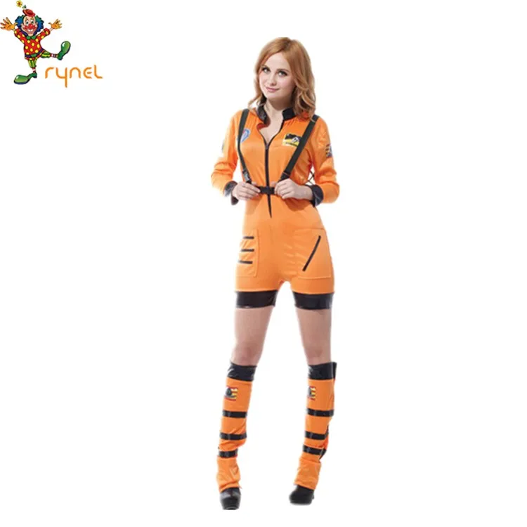 Halloween Cosplay Party Sexy Space Suit Costume Adult Jumpsuit