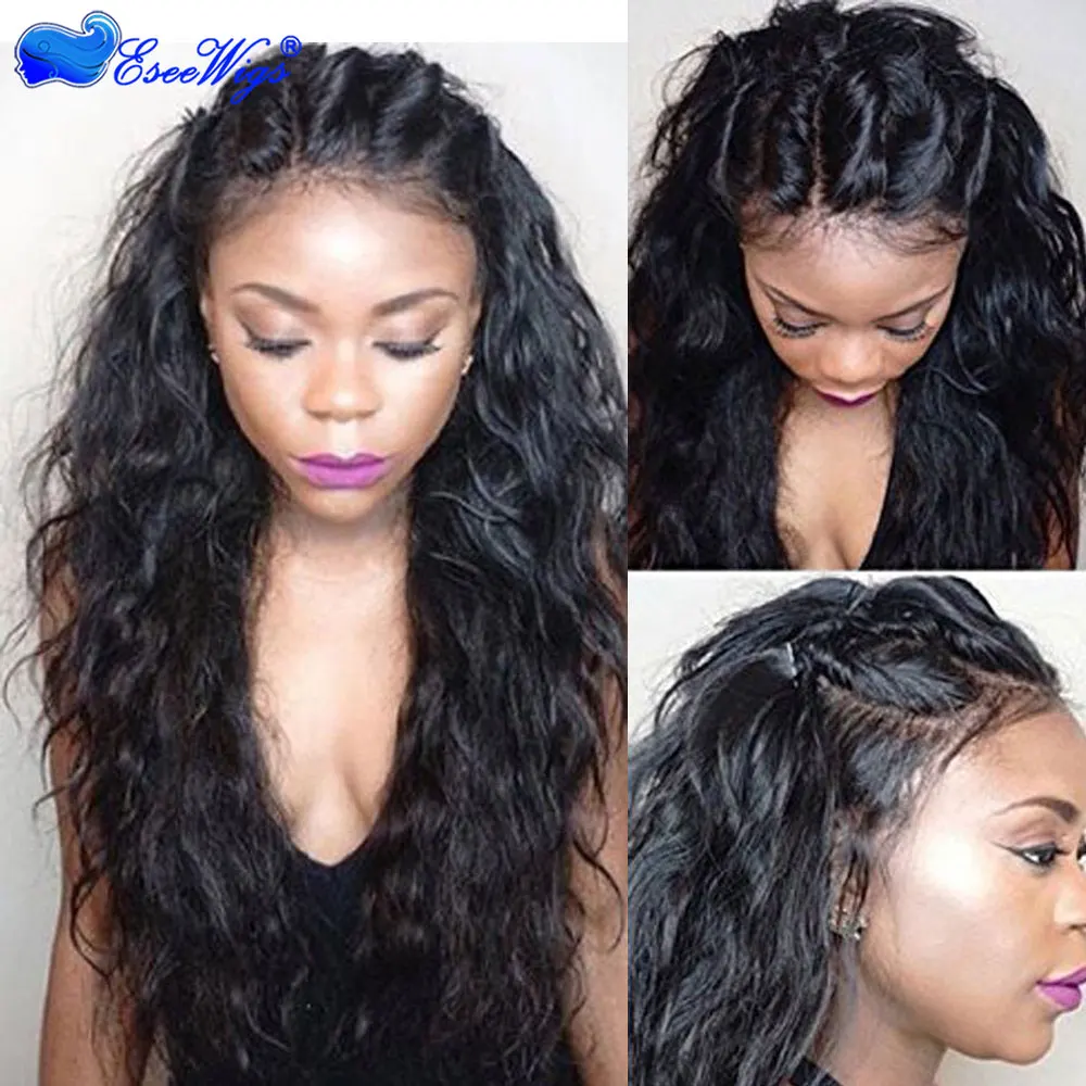 

8A Brazilian Full Lace Human Hair Wigs Wet Wavy Virgin Human Hair Wigs