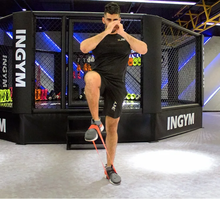 Green /black/red/yellow/blue/purple/pink Gym Bands Color And Latex