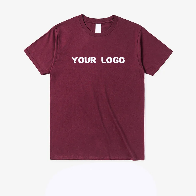 
Custom short sleeve 100% cotton printing blank t-shirt men in clothing manufacture 
