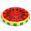 Round Red Watermelon buoy inflatable Watermelon pool float mat for Beach swim