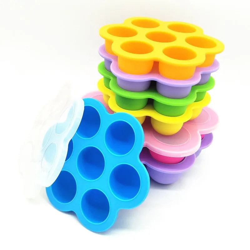 
Amazon Hot Sell 7 Holes Silicone Egg Bites Molds for 5/6/8qt Instant Pots 
