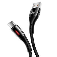 

USAMS US-SJ305 Free Shipping Smart Power-off Type-C Cable charging cable braided usb line cable