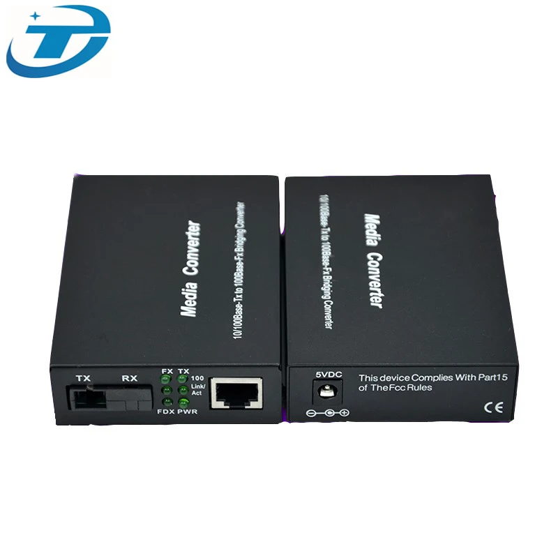 10/100/1000m 25 Km Duplex 2port Fiber Singlemode Media Converter