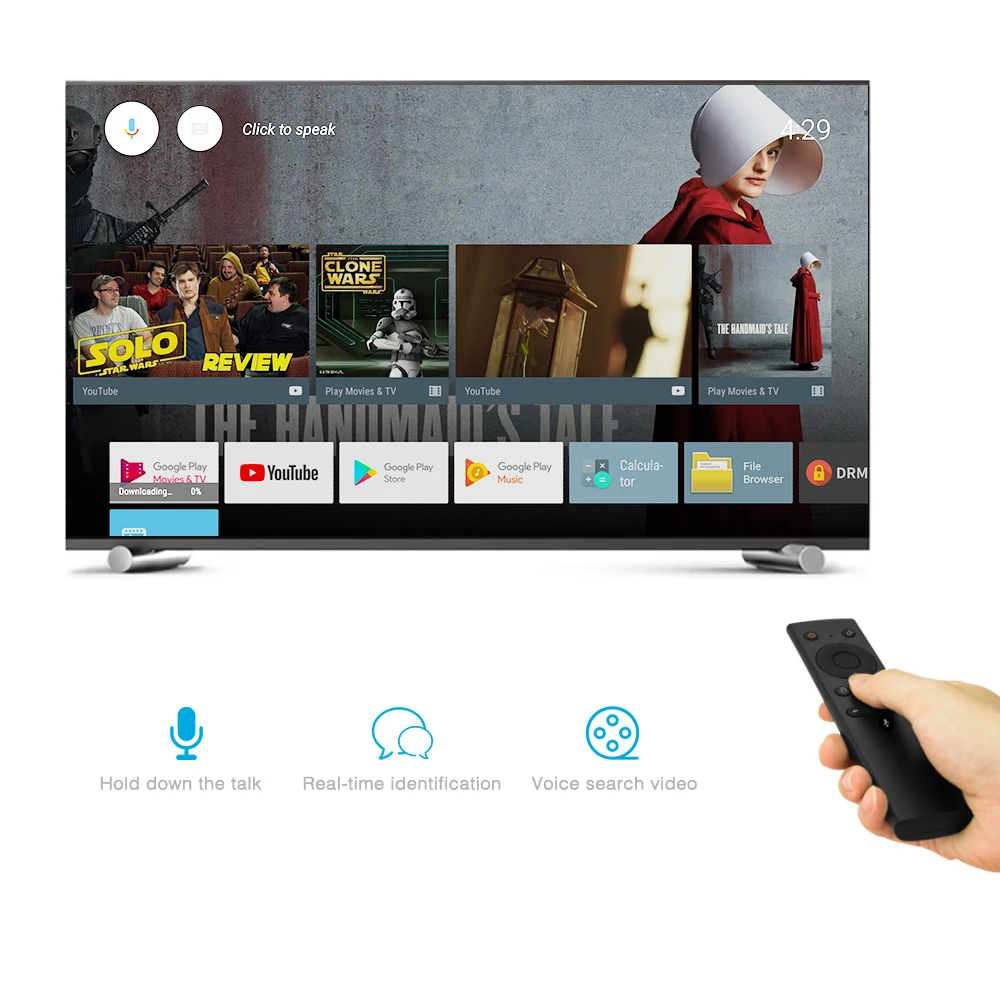 X88 android TV box 4gb 32gb RK3328 voice