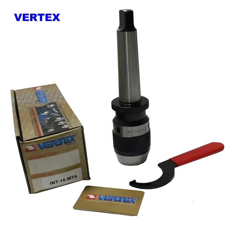 Vertex Integrated Type Keyless Drill Chucks Mt2 Jc20 Bt30 Bt40 Nt30
