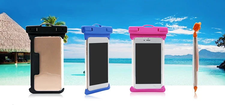 High Quality Custom LOGO Universal Mobile Phone PVC Waterproof Pouch Bag