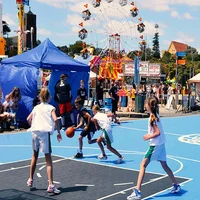 

3x3 basketball court waterproof pp interlocking outdoor sports flooring