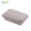 YTBagmart Disposable Packaging Lunch Box With Dividers Paper Pulp Food Container