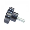 Quality Safety Plastic hand screw knob Solid Phenolic Plastic six - Lobe knobs