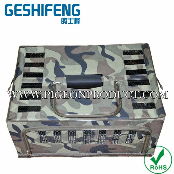 Steel textile Pigeon Training/Transport Basket folding/Collapsing cages box