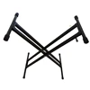 Easily adjust the height High end Double X piano keyboard stand