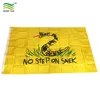 Light weight Polyester No Step On Snek Flag with Grommets,3 x 5 Feet