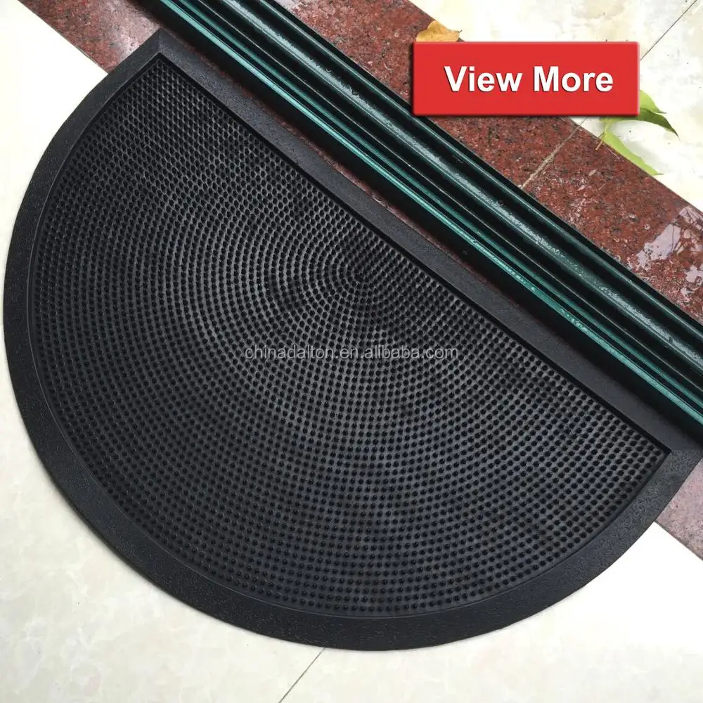 Semi Circle Half Round Rubber Outdoor Mat Buy Semi Circle Rubber