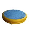 2019 Classic Yellow Color 90cm Inflatable 2 Rings Pool