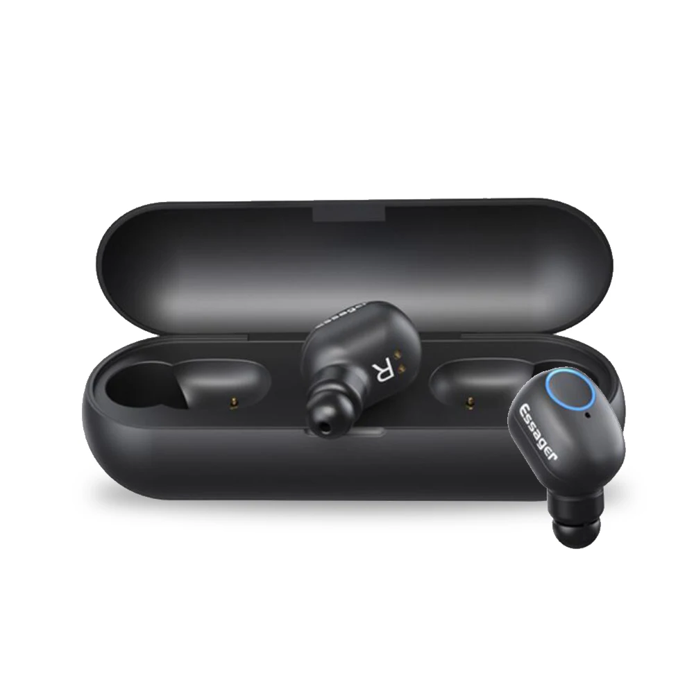 

Essager T1 TWS Bluetooth 5.0 Earphone Mini True Wireless Earbuds With Mic Sport Cordless Handsfree Headset For Phone