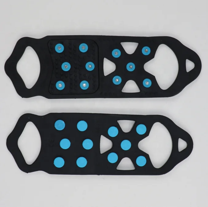 Universal Ice Cleats Snow Shoe Spiked Grips Crampons Winter Climbing