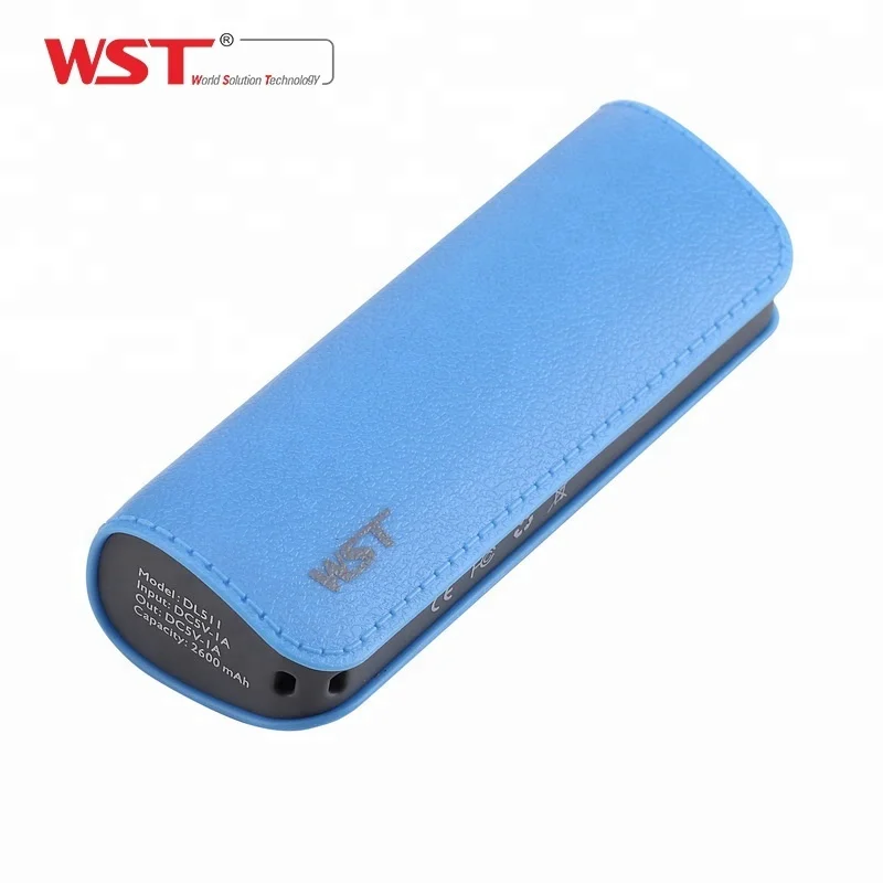 

Shenzhen WST powerbank brand 18650 Li-ion battery portable mini power bank 2600 mah