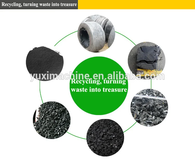 Large Capacity Small Tire Recycling Machine For Sale Small Tyre Shredder