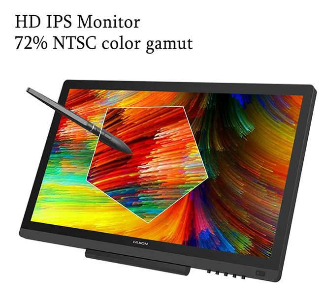 

Huion GT-191 19.5 inch IPS LCD Pen Display Monitor 8192 Levels graphics monitor with digital pen