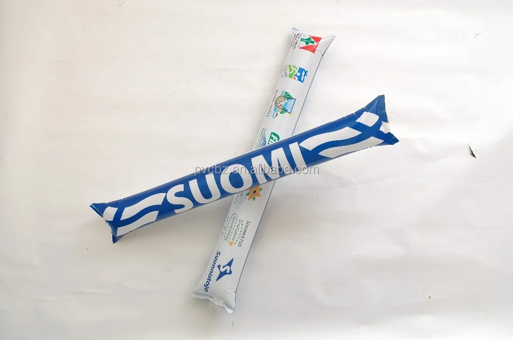 
inflatable balloon stick clappers for football fan with EN71 
