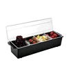 Household Use Multi Grid Acrylic Fruit Storage Box