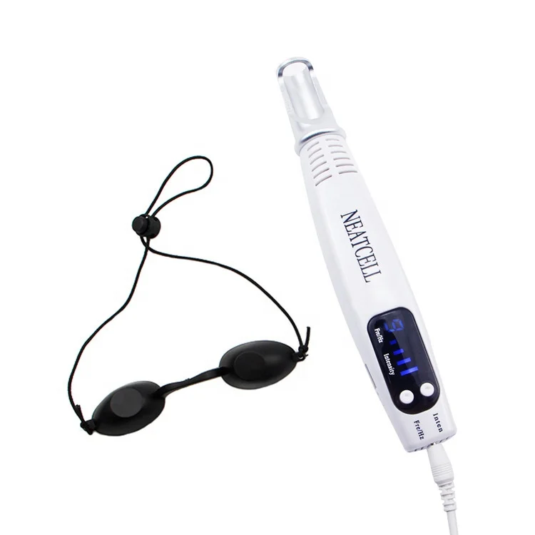 

Portable Home Picosecond Laser Tattoo Removal Pen For Mole Dark Spot Acne Scar for sale, Red/blue