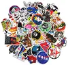 100 pcs pack Moto car & SuitCase Cool Laptop Skateboard Die Cut Graffiti Stickers
