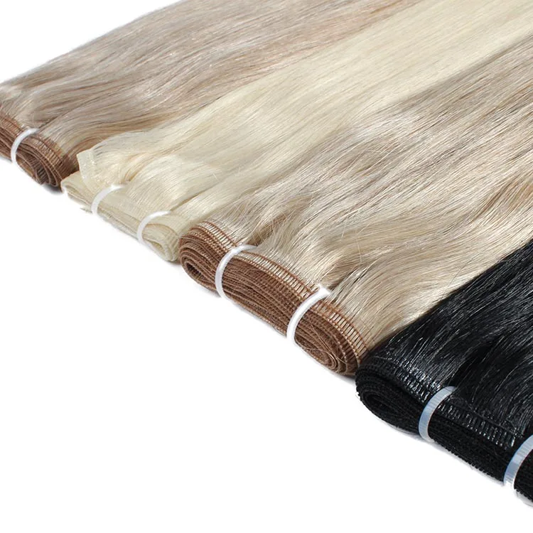 Hot Sale Remy Hair Extensions Seamless Weft Invisible 100 Human Hair Double Drawn Virgin Flat