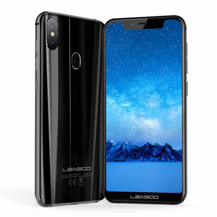 

LEAGOO S9 Android 8.1 System 4G RAM 32G ROM 5.85 HD+ IPS Face Recognitio 4G Smart Phone