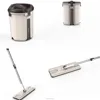 Hands Free Squeezing Round Bucket Magic Flat Mop