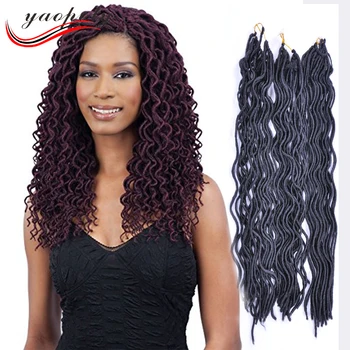 Top Quality Soft Dread Locks Synthetic Hair Crochet Braids 18inch 2x Havana Mambo Faux Locs Soft Dread Braids Buy 2x Soft Faux Locs Crochet