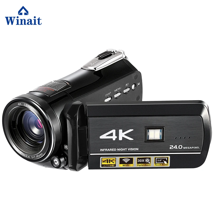 

24 mega pixels/30 x digital zoom/3.0'' touch display super 4k video recorder