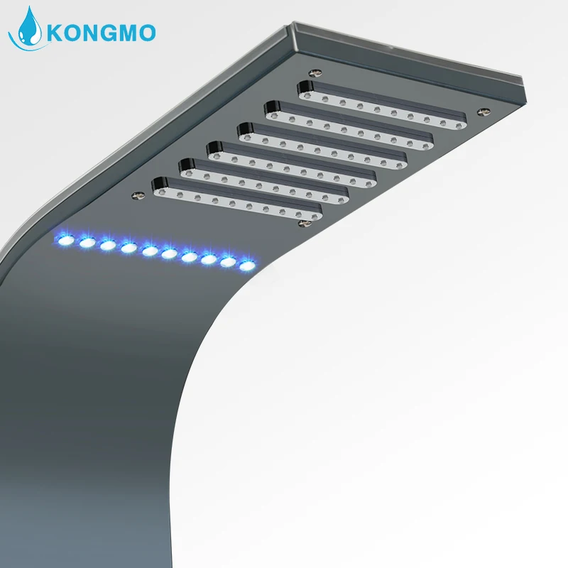 
Konmo Multifunction Stainless Steel Massage Rainfall Shower Panel 6214-1 