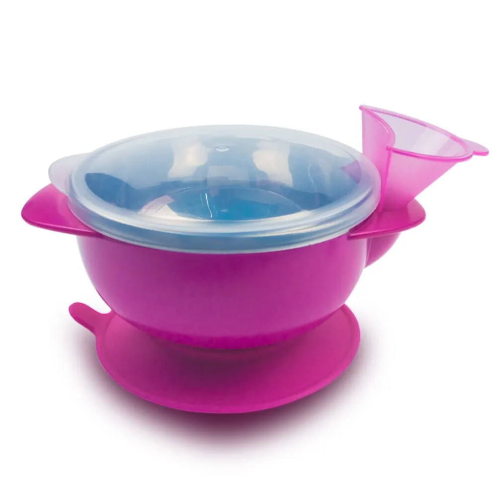 Keep Warming Toddler Feeding Bowl,Pour In Hot Water Funnel To Keep Food ...