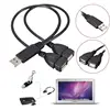 Newest Universal USB 2.0 Male To Dual USB Female Jack Splitter 2 Port USB Hub Data Cable Adapter Cord For Laptop Computer