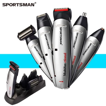 Sm 663 Sportsman Rechargeable Hair Head Trimmer Nose Ear Shaver