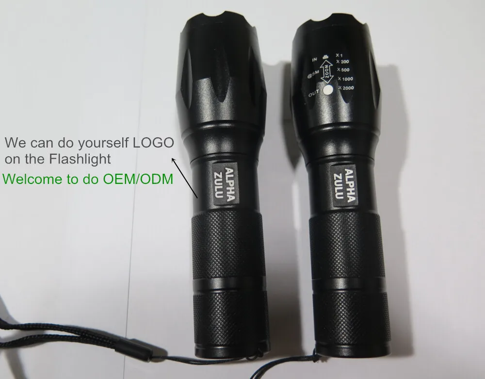 LED Flashlight 10W CREE XML-T6 2000lm Waterproof LED light 5 Modes Zoomable LED Torch AAA or 18650 battery Flashlight Torch Lamp 12.jpg