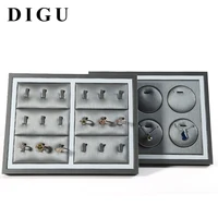 

Digu High Quality Removable Necklace Display Tray Metal Ring Bangle Display Earrings Bracelet Tray