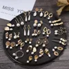 Kaimei Trendy Fleshwater Peal Drop Earrings for Women Bohemia Maxi Dangle Statement Earring 2019 Design Charm Party Accessories