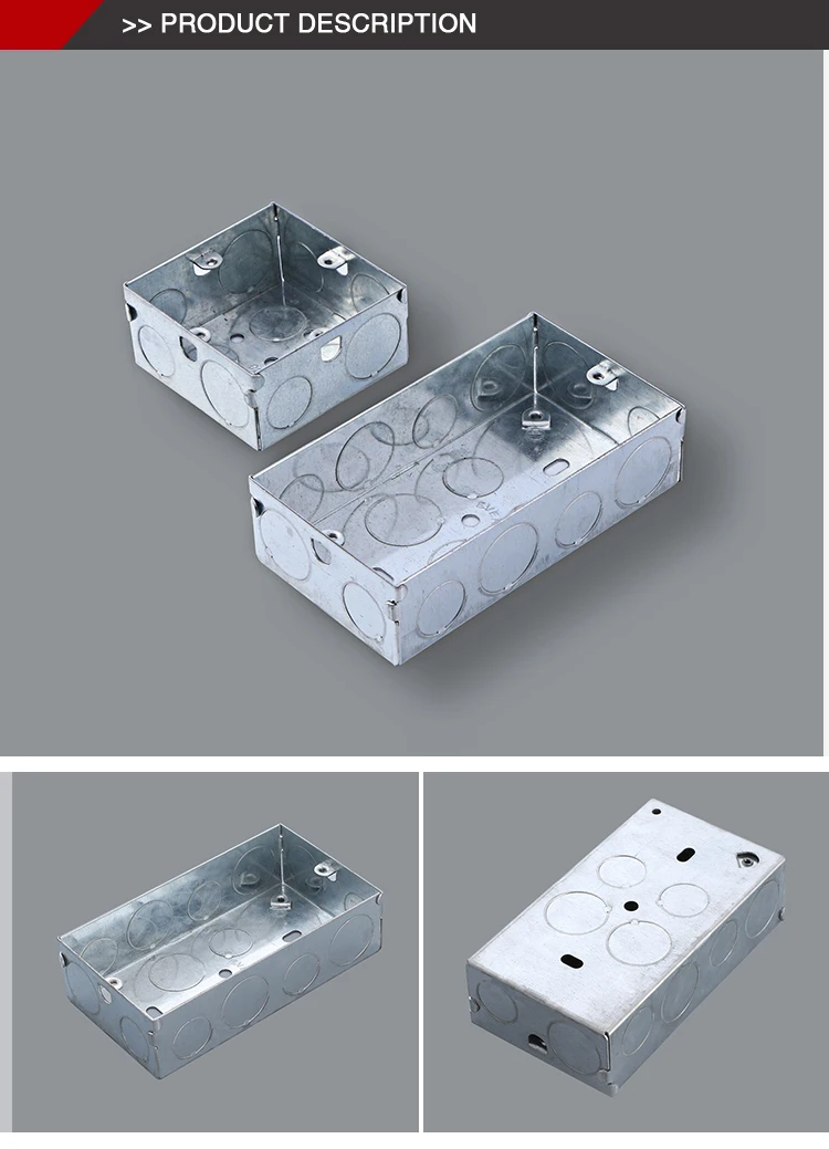 High Quality And Durable Electrical Decorative Metal Junction Boxes
