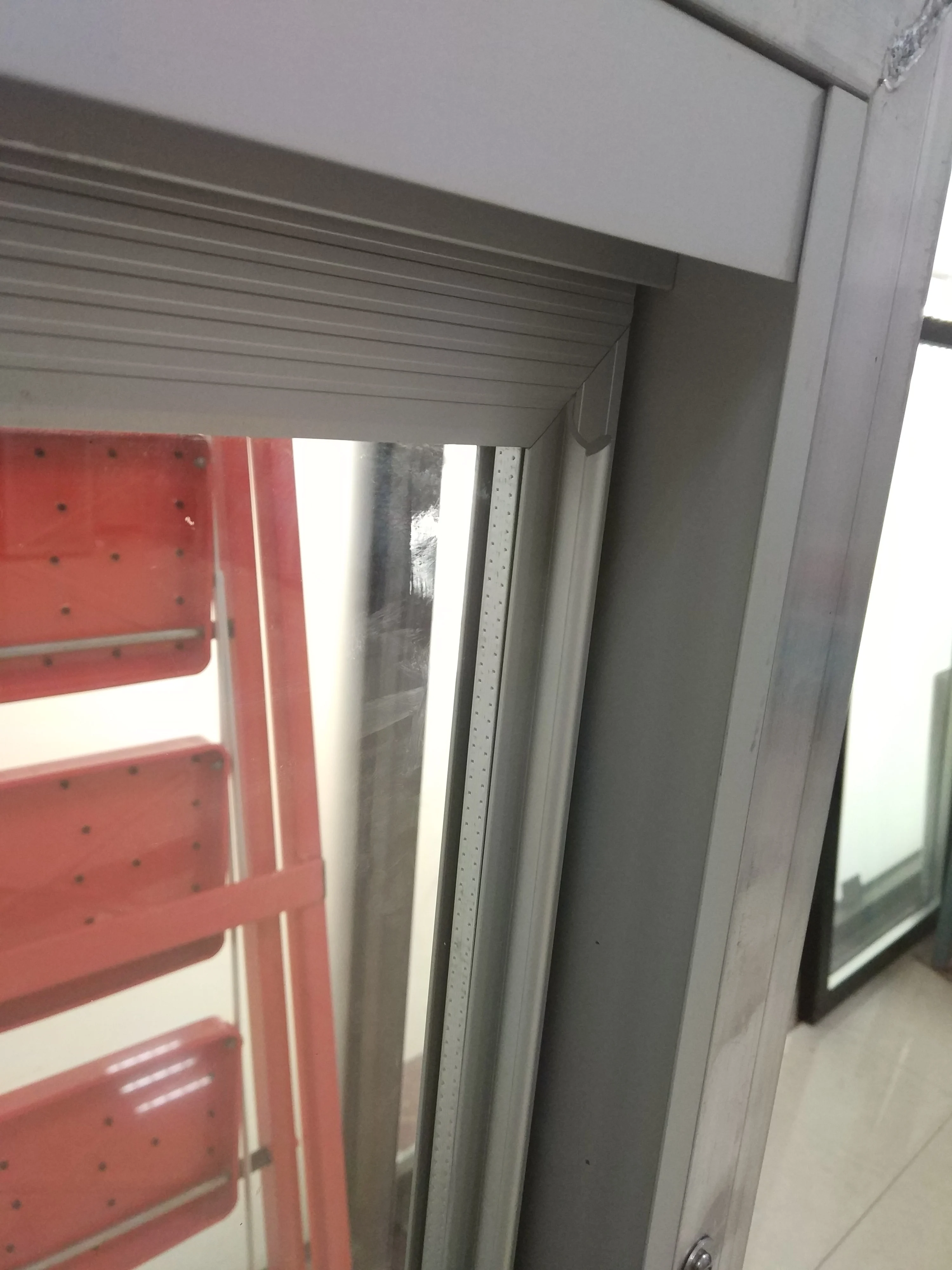 Anti fog sliding glass door for cooler/freezer refrigerator glass door