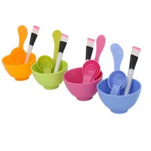 1Set New Homemade 6in1 Makeup Beauty DIY Facial Face Mask Bowl Brush Spoon Stick Tool Set