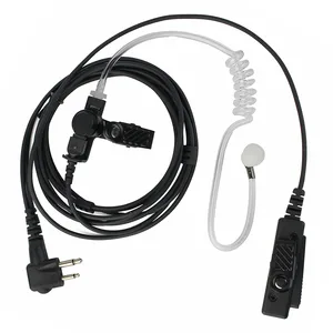 Retevis 2 Pin Air Tube Throat Mic Headset Motorola Radios
