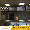 Easy Change Aluminum Profile Picture Frame Restaurant LED Menu Poster Fast Food Slim Light Box