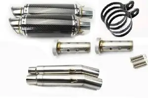 SS900 SS1000DS SS800 SHORT CARBON SLIP-ON MUFFLER