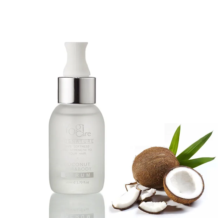 

Private label moisturize Coconut hair &body serum for beauty care, Transparent